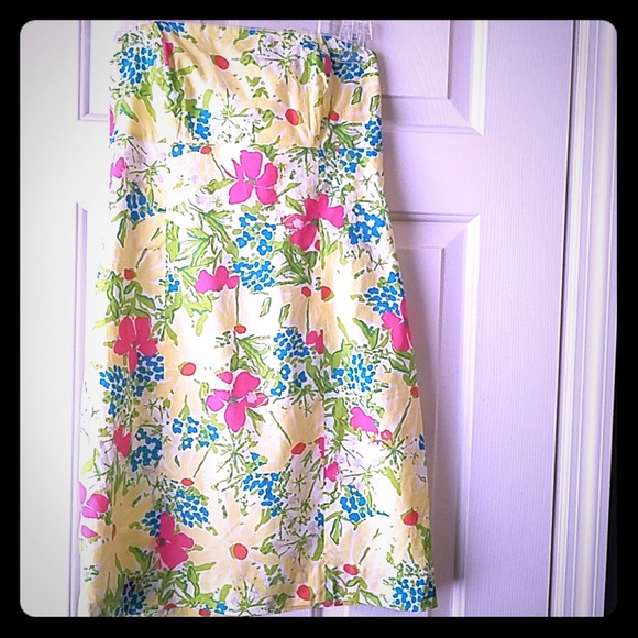 Lilly Pulitzer Strapless Size 2 Dress - Picture 6 of 6